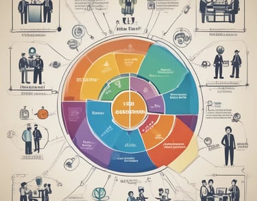 a man riding a skateboard down a street next to tall buildings