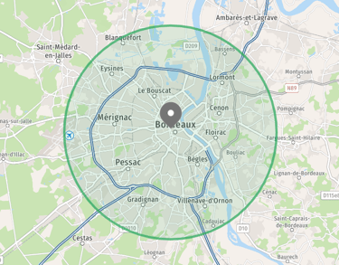 Localisation secteur intervention