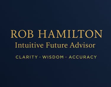 banner rob hamilton intuitive future advisor. clarity wisdom accuracy