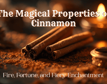 The Magical Properties of Cinnamon: Fire, Fortune, and Fiery Enchantment