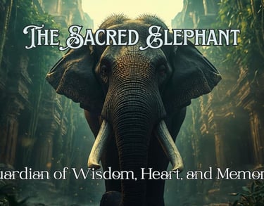 ✧ The Sacred Elephant: Guardian of Wisdom, Heart, and Memory ✧