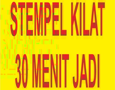 Percetakan stempel makassar dundung print