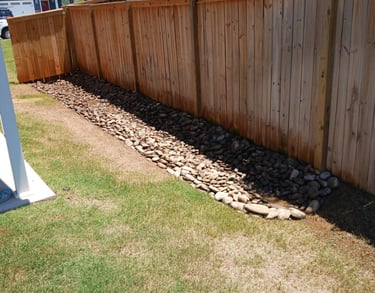 TLC Upstate River Rock Installation