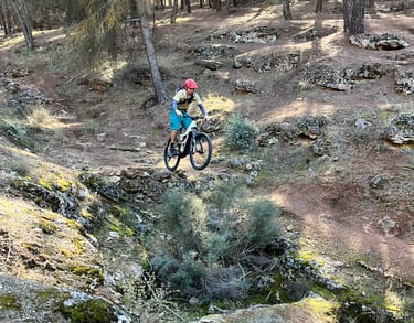 Haciendo enduro en los mejores trails