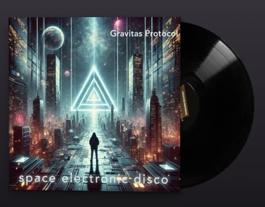 Gravitas Protocol – Space Electronic Disco’s sophomore release on vinyl and compact disc