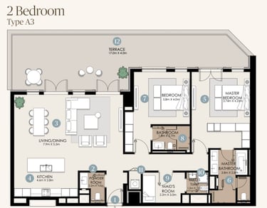 nawayef park views 2 bedroom houses