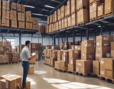 a man riding a skateboard down a street next to tall buildings