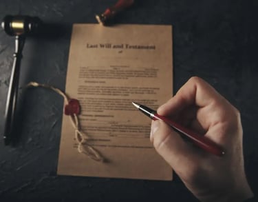 escribana testamento sucesiones particiones capitulaciones matrimoniales separación de bienes