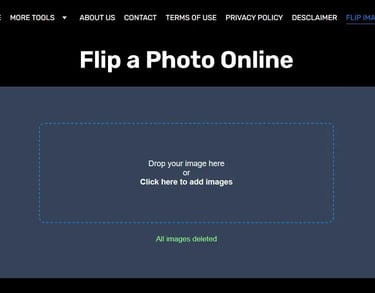 image flipper online - home screen.