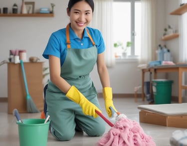 a man riding a skateboard down a street next to tall buildings