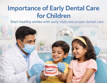 pediatric dental doctor explaining Importance of early dental care for children