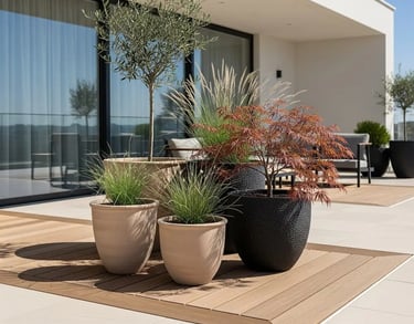 Colección de macetas y jardineras todo estilo