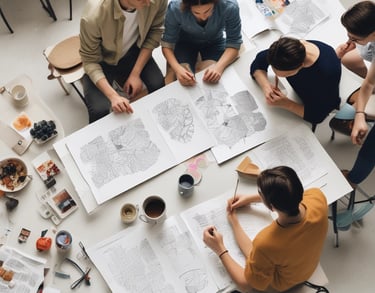 a man riding a skateboard down a street next to tall buildings