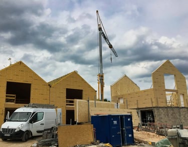 Construction de maison en ossature bois