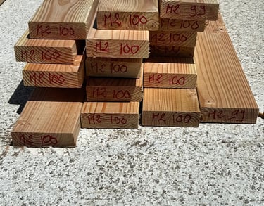 préparation des bois pour mur ossature bois