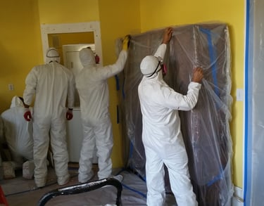 a man in a white suit and a man in a white suit