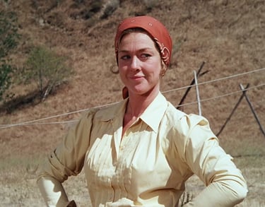 Hersha Parady as Alice Garvey in Little House on the Prairie