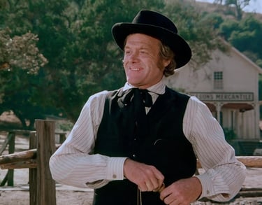 Kevin Hagen as Dr. Baker on Little House on the Prairie