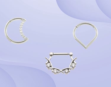 Safe titanium daith piercing jewellery Montrose & Stonehaven