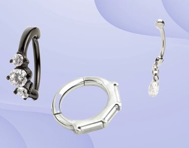 Safe rook piercing jewellery titanium Montrose & Stonehaven