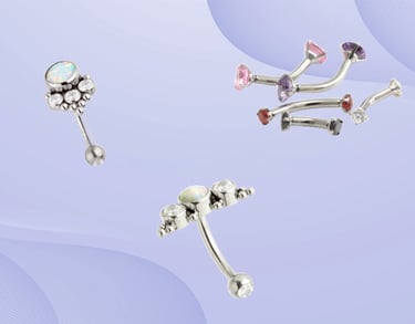 Decorative rook piercing jewellery design Montrose & Stonehaven