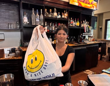 Bar area at Dos Vientos Local Table in Newbury Park serving Italian wines and cocktails