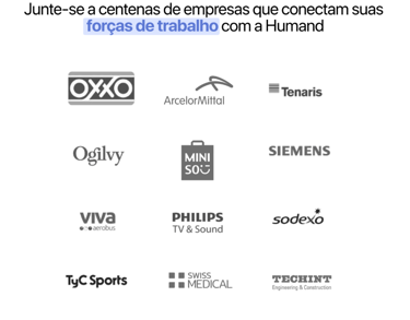 Marcas que ja usam humand, quadro