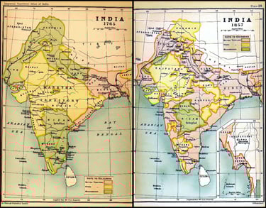 When did the British Empire begin and end?