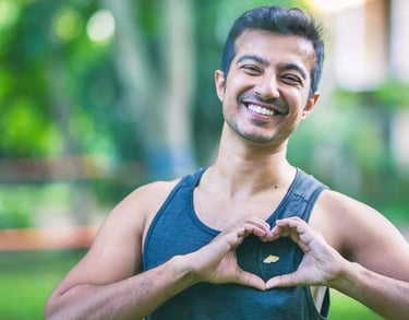 a yoga instructor welcoming you to yoga class