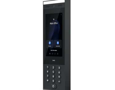 video intercom system with touch display and keypad for secure visitor management