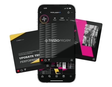 Mise en situation Tivizio prgm instagram
