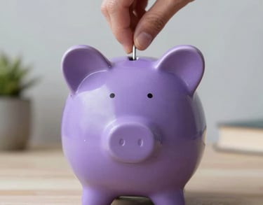 a man riding a skateboard down a street next to tall buildings