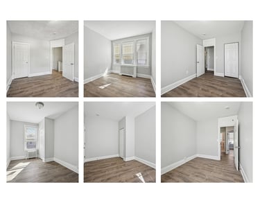 after renovation photos of a fire damaged house