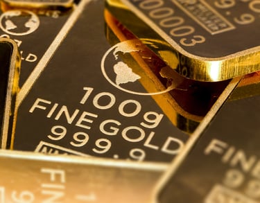 close-up of gold representing central banks using gold, and why you should too for gold ira