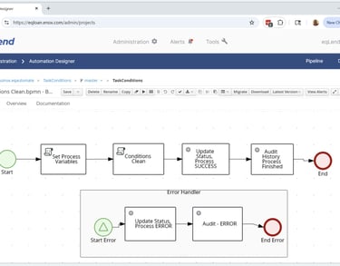 eqLend Automated Conditions data cleanup process