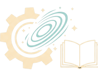 a book with a spiralle and a book with a spiralle