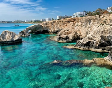 sun and beach travel, scenic island nature, relaxing seaside views