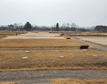 Partial view of the Wanggung-ri archaeological remains