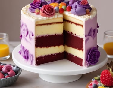 a table with a variety of pastries and pastries