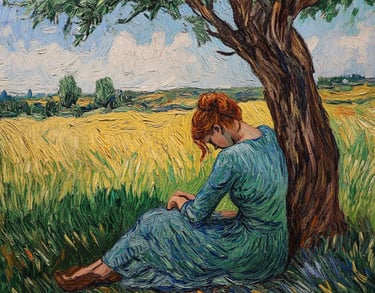 AI Image generated in Van Gogh style