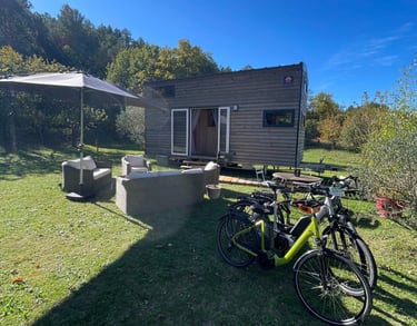 Location de vélos électriques Tiny-house Saignon (Luberon)