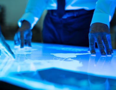Software developers working on code and IT solutions in a tech workspace