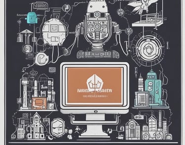 a man riding a skateboard down a street next to tall buildings