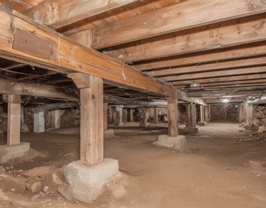 structural engineer evaluating foundation and floor level