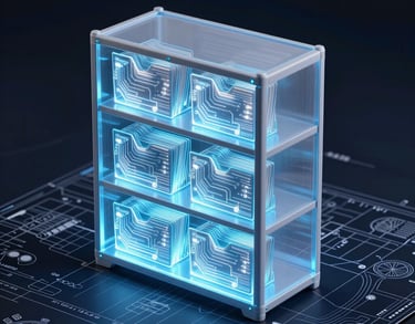 a man riding a skateboard down a street next to tall buildings