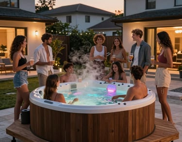 a man riding a skateboard down a street next to tall buildings