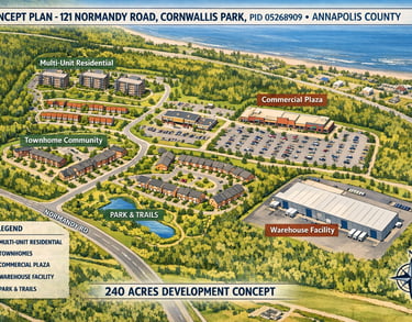 Cornwalis Park Concept Plan under Plexus Development Group