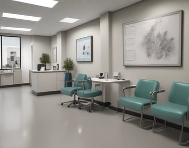 a man riding a skateboard down a street next to tall buildings