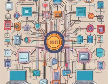 a man riding a skateboard down a street next to tall buildings