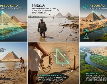 Pirâmedes: marcos geodésicos para topografia e agrimensura, base do georreferenciamento atual